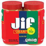 Jif Peanut Butter Creamy or Crunchy, 2 pk/ 48 oz.