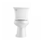 Kohler Highline Arc 12-Inch Rough-In Two-Piece Elongated Chair Height Toilet with Single Flush (1.28 GPF) in White, featuring a Soft Close Seat.