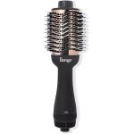 Black - L'ange Hair Le Volume 2-in-1 Titanium Blow Dryer Brush Blush Hot Air Brush with Oval Barrel