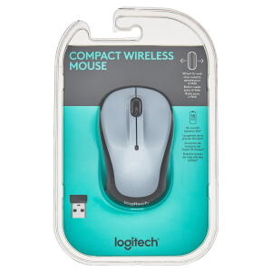 Gray - Logitech Compact Wireless Mouse