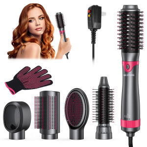 Gray - NEXPURE Hair Dryer Brush Set, 1" 5 in 1 Hot Air Brush, Drying, Volumizer Hair Styling Tools