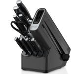 10-Piece Ninja Foodi NeverDull Essential Knife System with Sharpener, Stainless Steel, K12010