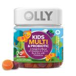 OLLY Kids Multivitamin + Probiotic, Berry Flavor,70 Ct Daily Digestive Supplement, Zinc