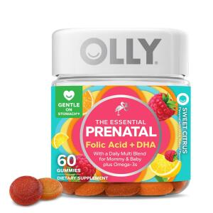 OLLY Prenatal Gummy Multivitamin for Women, 60 Ct