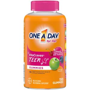 One A Day For Her Gummies, 150 Ct - Teen Multivitamin