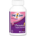 90 Count One A Day Prenatal Softgel Multivitamin for Women with DHA, Iron, and Folic Acid