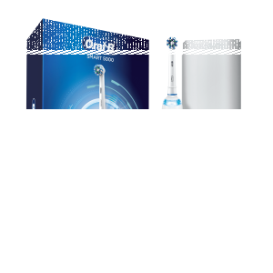 White - Oral-B 5000 ($25 Mail-In Rebate Available) SmartSeries Electric Toothbrush Powered by Braun