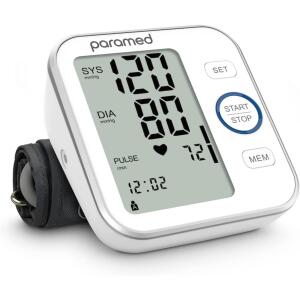 PARAMED Digital Blood Pressure Monitor Upper Arm Cuff 22-40 cm