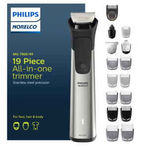 Philips Norelco Multigroom Series 7000 No Blade Oil Needed, MG7900/49