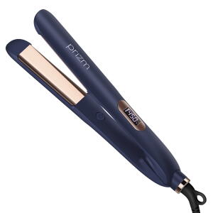 Prizm 1.25 Flat Iron for Hair and Curler 2 in 1, Tourmaline Ceramic