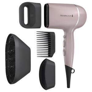 Purple - Remington Pro Wet2Style Ceramic Ionic Hair Dryers with 4 Unique Attachments