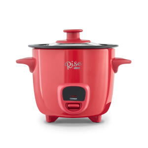 Red - Rise By Dash Mini Rice Cooker Steamer