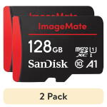 SanDisk 128GB ImageMate microSDXC UHS-1 - 2 pack