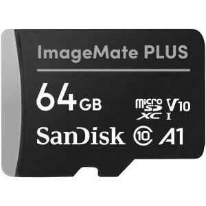 SanDisk 64GB ImageMate Plus microSDXC UHS 1 Memory Card