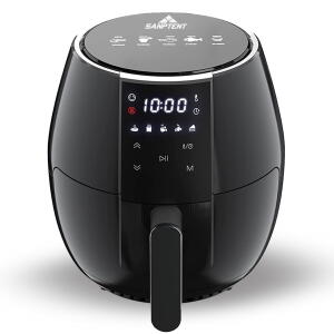 Sanptent 5.8 Quart Air Fryer, Electric Hot Oven Oilless Multifunctional Cooker with Digital LED Touchscreen