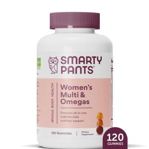 120ct SmartyPants Women's Multi & Omegas 3 Fish Oil Gummy Vitamins