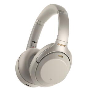 Sony WH1000XM3 - Silver Wireless Noise Canceling Headphones with Google Assistant