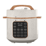 New The Pioneer Woman 6 Qt Pressure Cooker with Touch Control Display, Linen Speckle