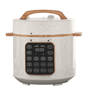 New The Pioneer Woman 6 Qt Pressure Cooker with Touch Control Display, Linen Speckle