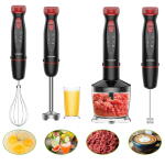 VAVSEA Immersion Hand Blender,5-in-1 1000W Multi-Function Handheld Stick Blender with Stainless Steel Blades, Chopper