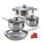 Euro Home 7 Piece Stainless Steel Cookware Set