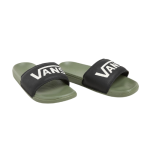 Vans Men's La Costa Slide-On Sandal Black/Olive Size 7