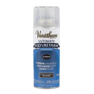 Varathane 11.25 oz. Clear Gloss Water-Based Interior Polyurethane Spray Paint