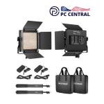 Neewer Bi-Color Video LED 2-Light Kit with Stands