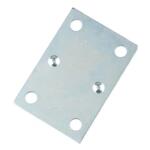 Everbilt 2 in. Double-Wide Mending Plate Zinc Plated