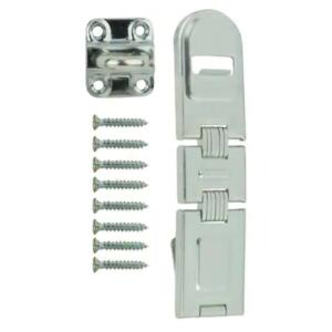 Everbilt 7-3/4 in. Double Hinge Safety Hasp Zinc-Plated