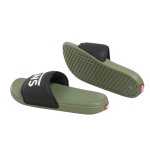 Vans Men's La Costa Slide-On Sandal Black/Olive Size 7