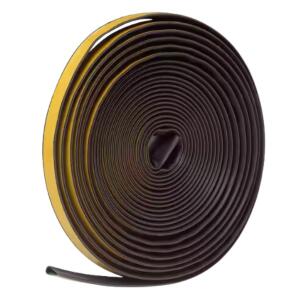 Frost King 1/2 in. x 1/4 in. x 20 ft. Self-Stick Weatherseal Brown Silicone