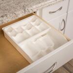 Real Solutions for Real LifeWhite 2-Tier Drawer Organizer (RS-2TIERORG-R-W)