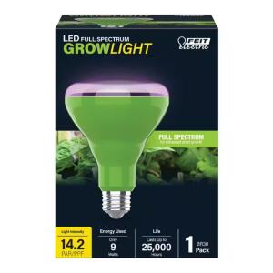 Feit Electric 9-Watt BR30 Medium E26 Base Non-Dim Indoor and Greenhouse Full Spectrum Plant LED Grow Light Bulb (1-Bulb)