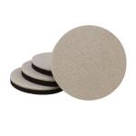 Everbilt 3-1/2 in. Beige Round Self-Adhesive Felt Heavy-Duty Furniture Slider Glides for Hard Floors (4-Pack)