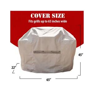 Universal Premium Tan Grill Cover 65"