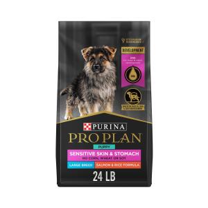 Purina Pro Plan Development Sensitive Skin & Stomach Large Breed Puppy Dry Dog Food - Salmon & Rice 24lb