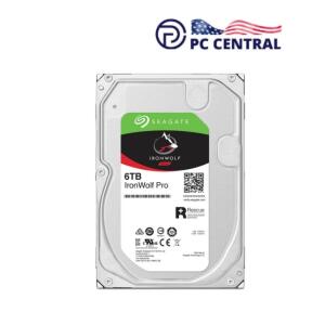 Seagate 6TB IronWolf Pro 7200 rpm NAS HDD SATA III 3.5" Internal (CMR)