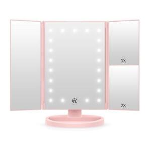 Silhoutte shape your space LED Vanity Mirror Pink Coral (rectangular)