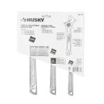 Husky 3-Piece Adjustable Wrench Set : (6 in., 8 in. and 10 in.)