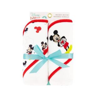 Disney Baby Mickey Mouse 2 Pack Hooded Towels