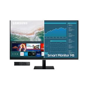 Samsung 32" White M5 FHD Smart Monitor