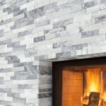 MSIAlaska Gray Ledger Panel 6 in. x 24 in. Splitface Marble Wall Tile (6 sq. ft. /Case) (LPNLMALAGRY624)