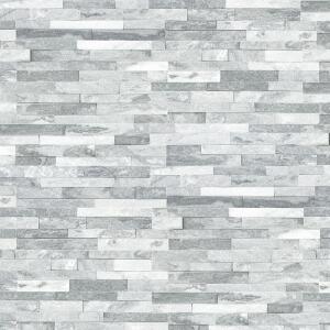 MSIAlaska Gray Ledger Panel 6 in. x 24 in. Splitface Marble Wall Tile (6 sq. ft. /Case) (LPNLMALAGRY624)