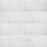 MSIAlexandra White 12 in. x 24 in. Matte Porcelain Marble Look Floor and Wall Tile (16 sq. ft. /Case) (NHDALEX12X24)