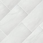 MSIAlexandra White 12 in. x 24 in. Matte Porcelain Marble Look Floor and Wall Tile (16 sq. ft. /Case) (NHDALEX12X24)