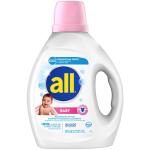 all Liquid Laundry Baby Detergent, Gentle for Baby, 88 Ounce, 58 Loads