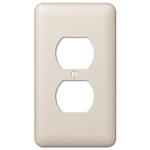 Hampton BayDeclan 1 Gang Duplex Steel Wall Plate - Almond (935DALHB)