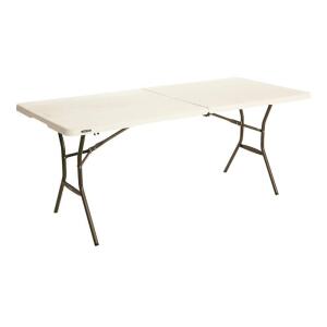 Lifetime6 ft. Fold-in-Half Table: Almond (80454)