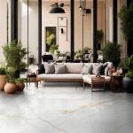 MSIAmari Gold 24 in. x 48 in. Polished Porcelain Floor and Wall Tile (24 sq. ft. /Case) (NHDAMAGOL2448P)